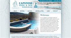 Desktop Screenshot of capstonepool.com